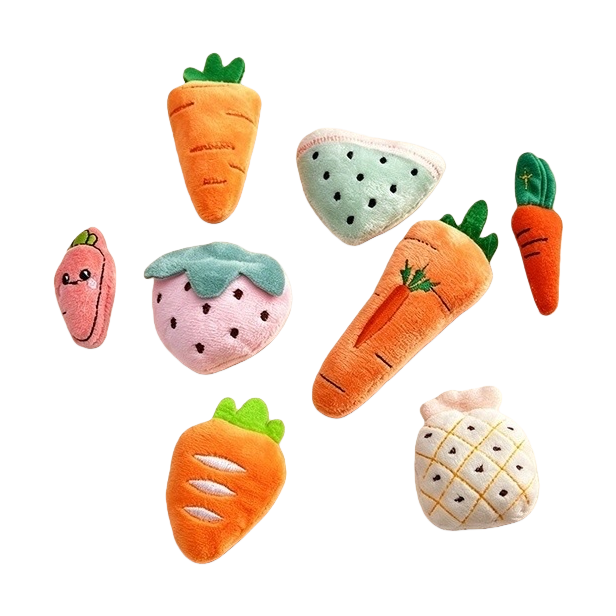 Cartoon carrot plush brooch accessories, dolls, hair clips, clothing, shoes, hats, socks, embroidery, diy cotton-filled ornaments and accessories Item Picture