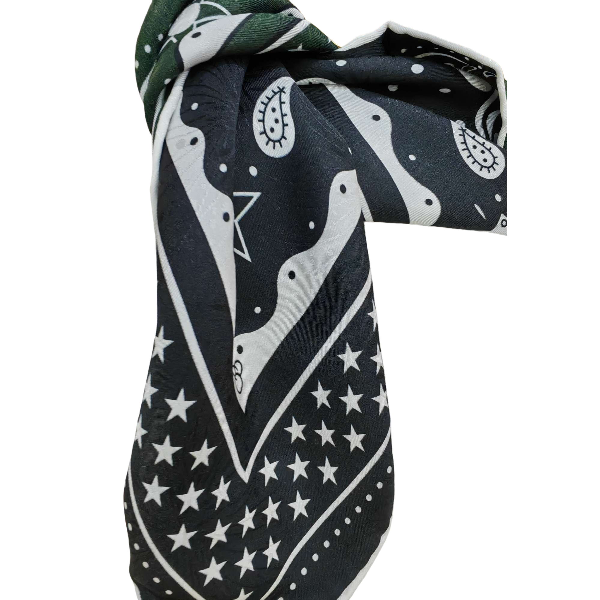This Korean-style printed scarf is fashionable and individualistic. It is a thick, soft and breathable warm scarf for women in autumn and winter Item Picture