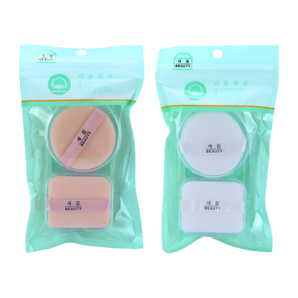 美妆蛋+美妆蛋白底实物图