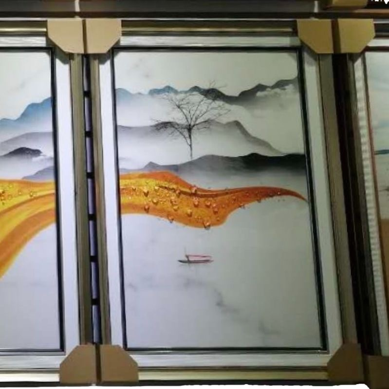 Landscape paintings, glass paintings, decorative paintings, living room and bedroom wall hangings, simple style Item Picture