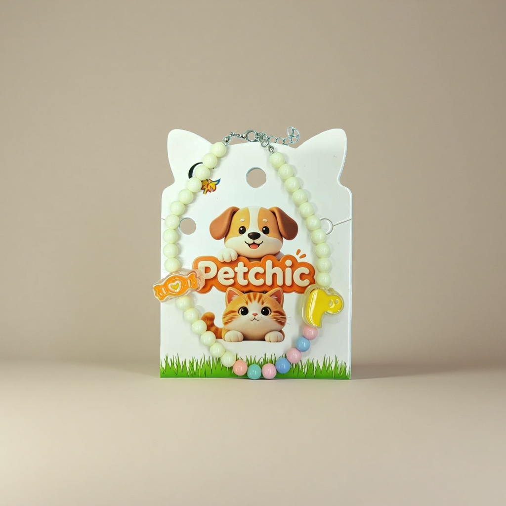 Cute pet-themed necklace, pet necklace design sense, fashionable accessory, gift for girls details Picture