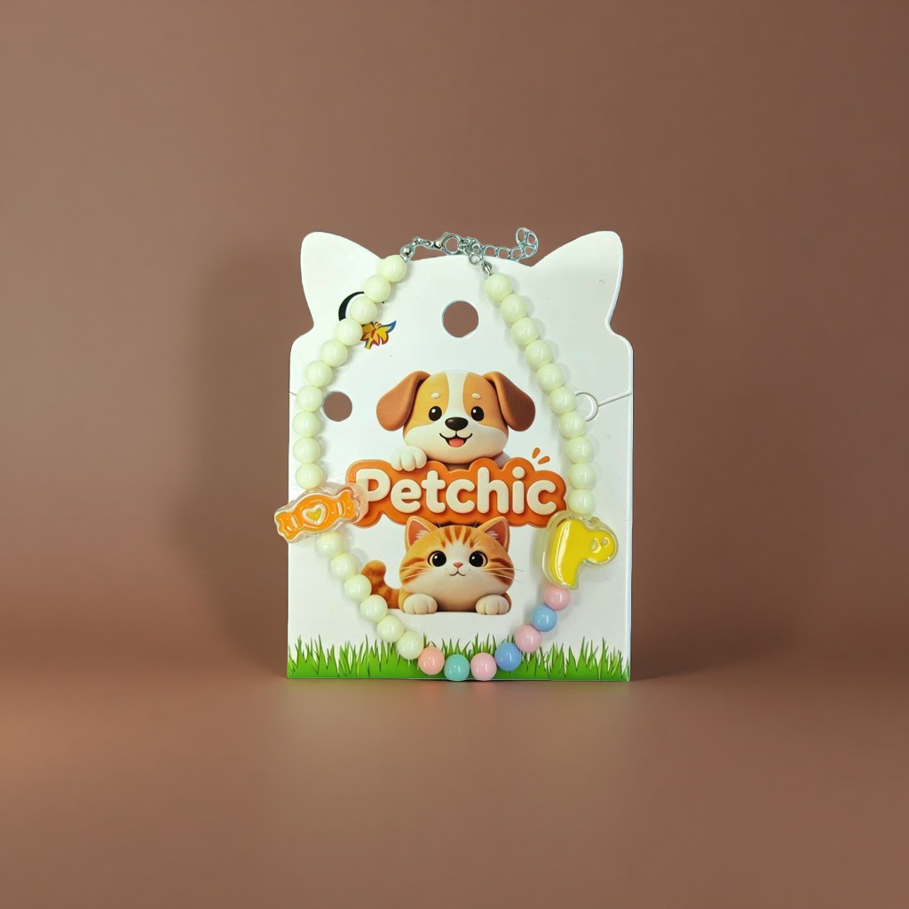 Cute pet-themed necklace, pet necklace design sense, fashionable accessory, gift for girls Specification image