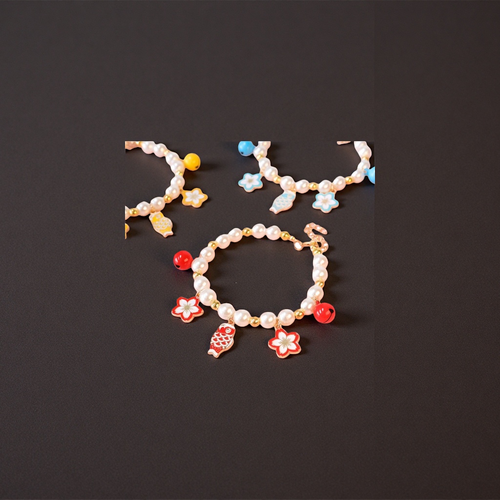 A fashionable and simple women's pearl bracelet with a collarbone chain for daily wear Application Scenario