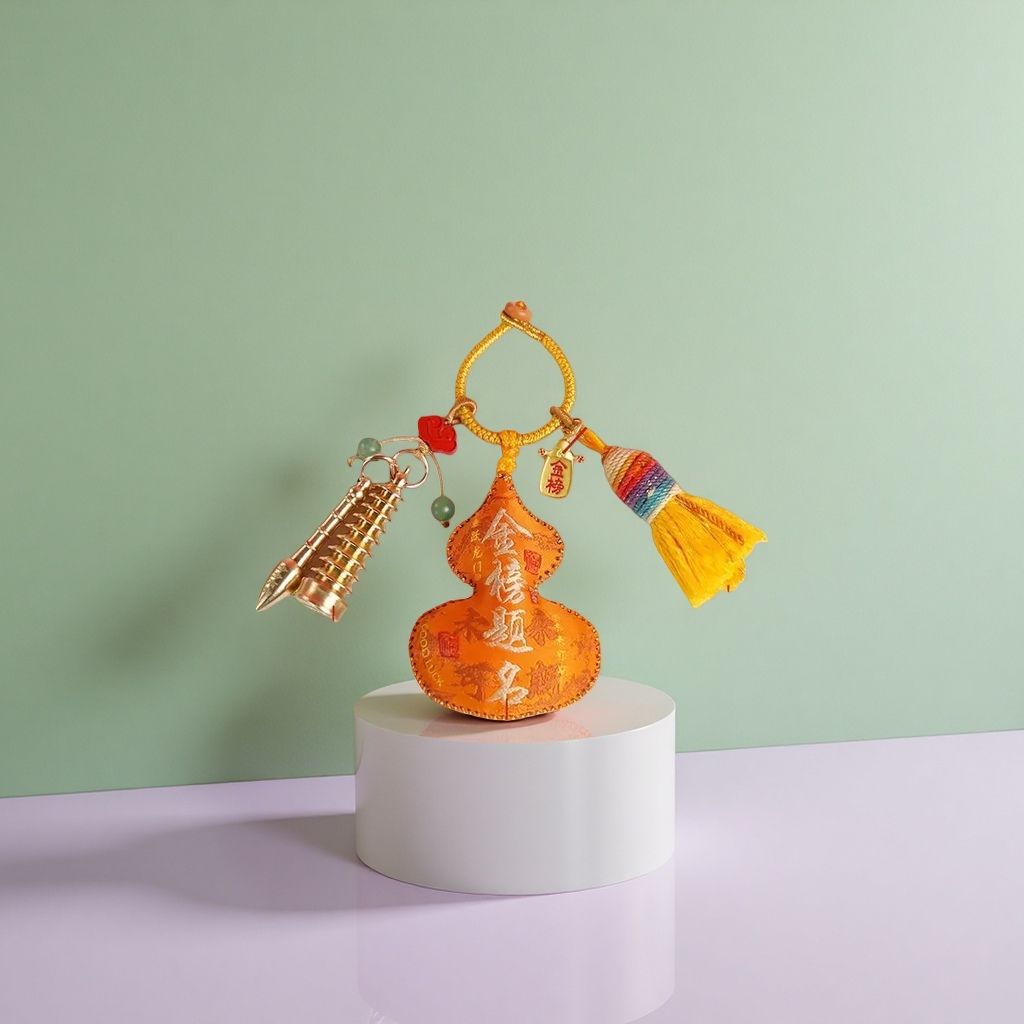 Product Information + Sachets, copper Wenchang pens, copper Wenchang pagans, Auspicious Cloud and Ruyi locks, "Success in the Imperial Examination" pendants, tassels Specification image