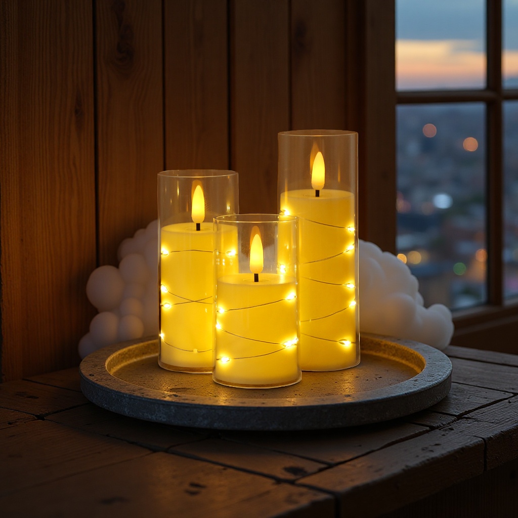 Decorative LED candles, electronic candles, simulation candles details Picture