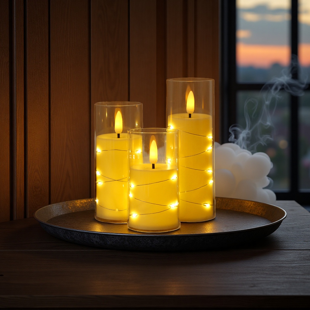 Decorative LED candles, electronic candles, simulation candles Application Scenario