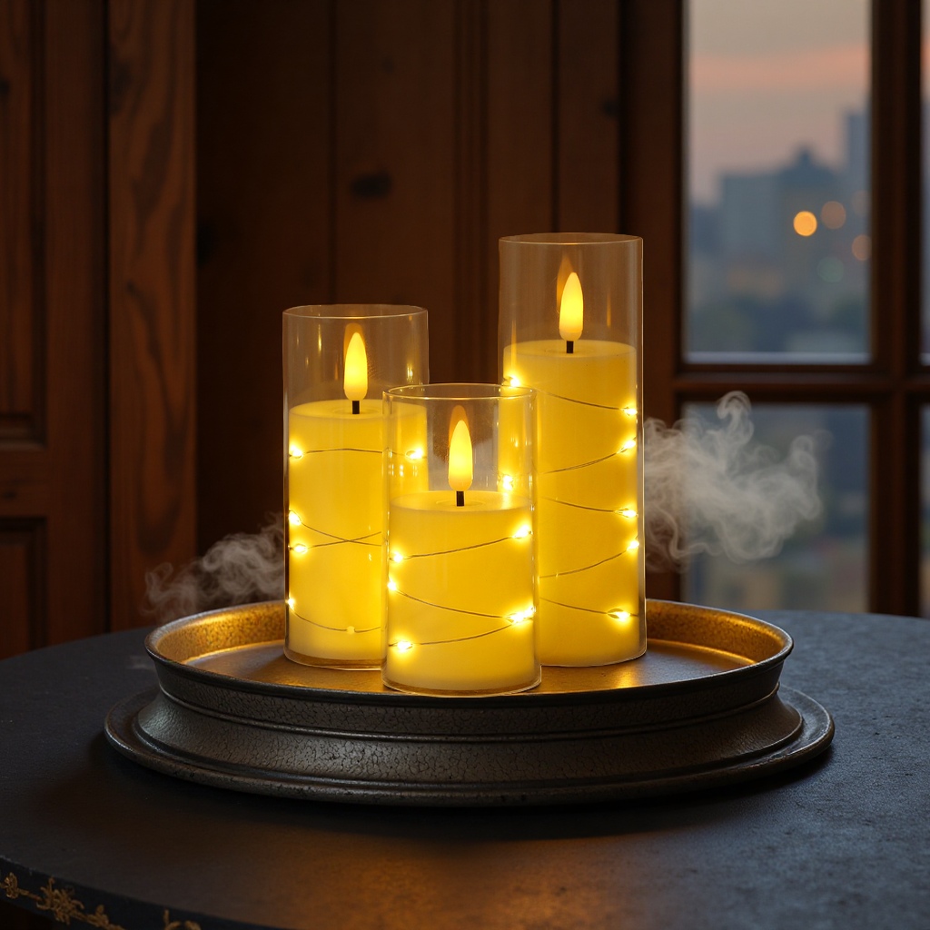 Decorative LED candles, electronic candles, simulation candles