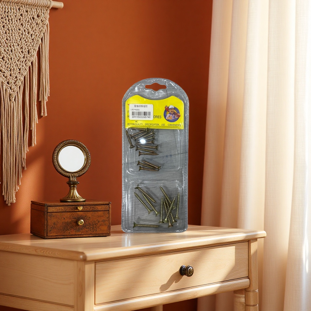 مسامير لولبية مزدوجة اللون + مسامير لولبية Specification image