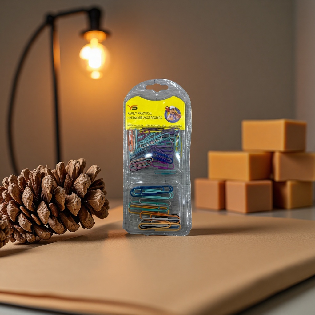 Colored paper clips + paper clip packaging box Application Scenario