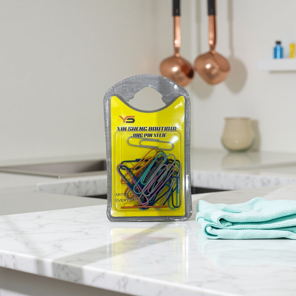 Color paper clips + paper clip packaging box 133459295 Application Scenario