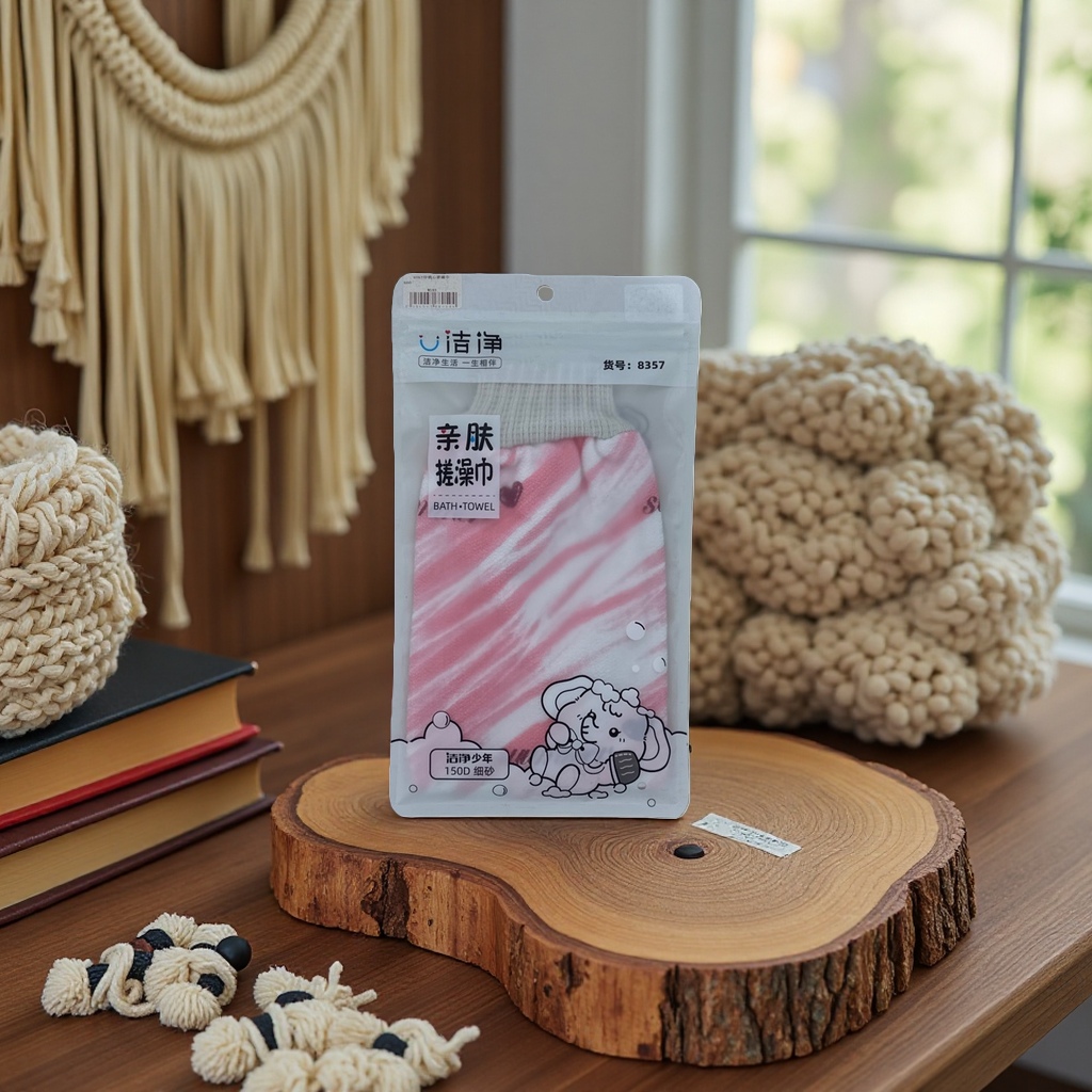 Skin-friendly bath towel + bath towel Application Scenario