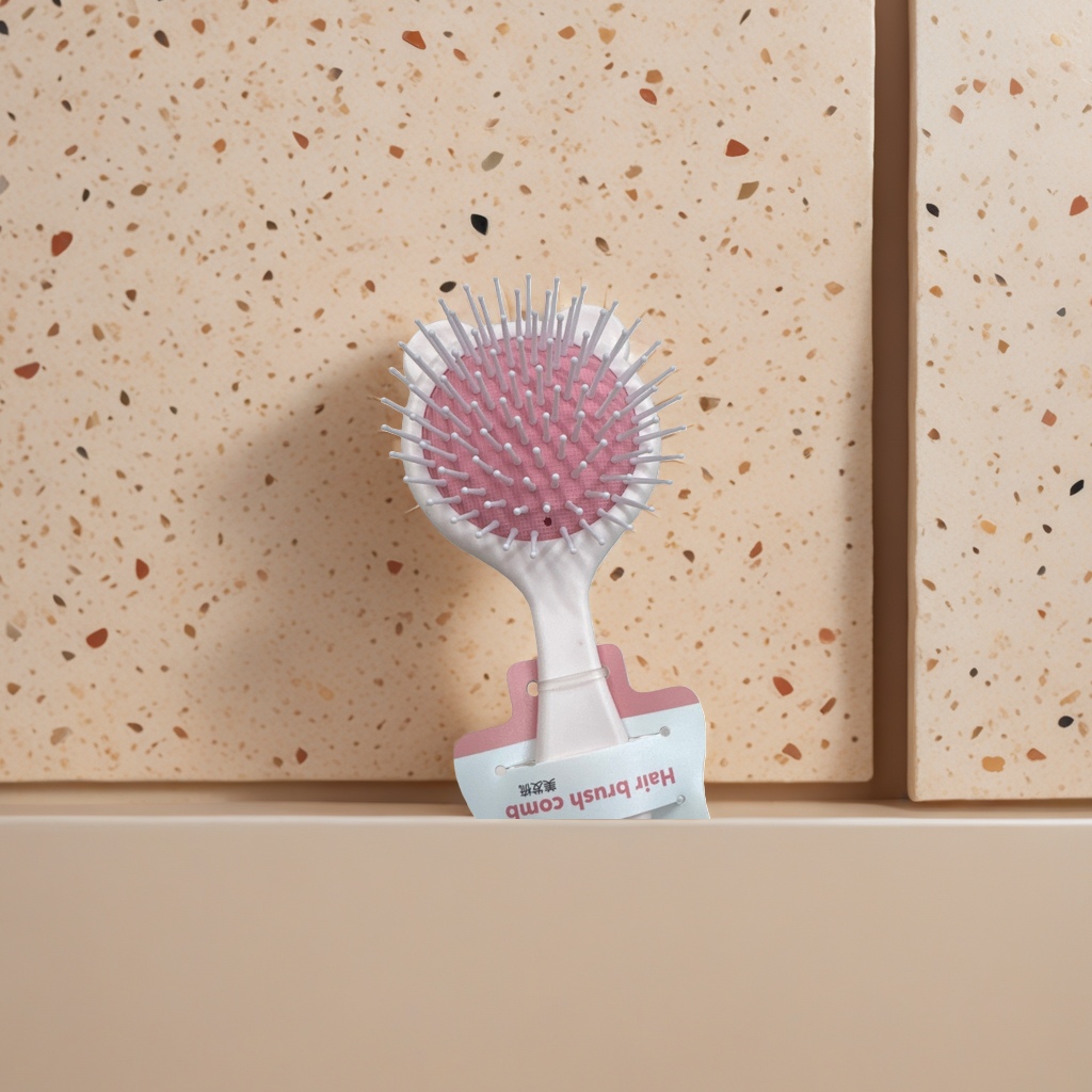 The pink comb is a perfect hair-combing tool. It features an anti-static comb that makes your hair smooth and soft Specification image