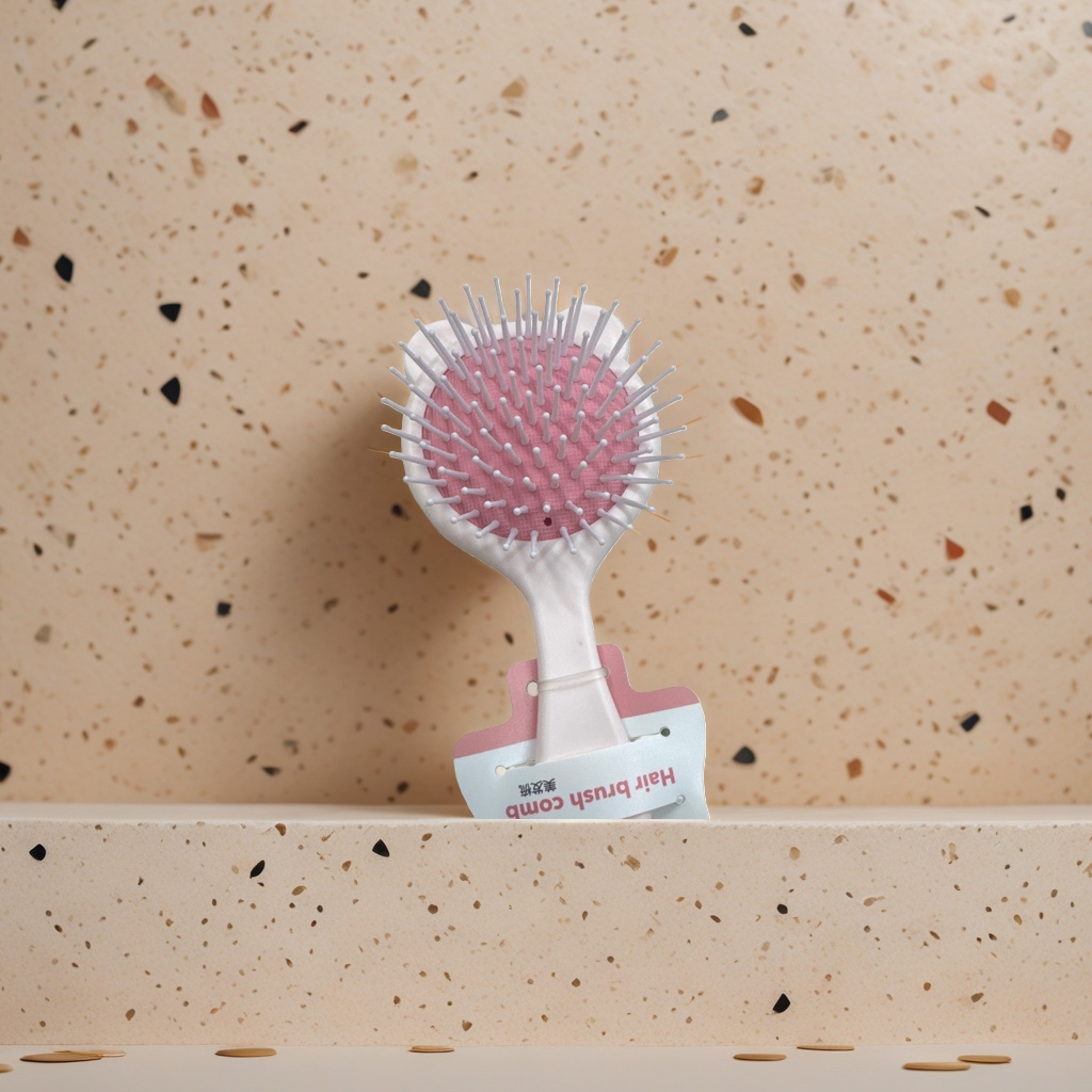 The pink comb is a perfect hair-combing tool. It features an anti-static comb that makes your hair smooth and soft Application Scenario