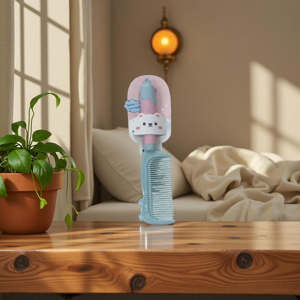 Cute cartoon-shaped comb, anti-static and smooth comb for girls and children Specification image