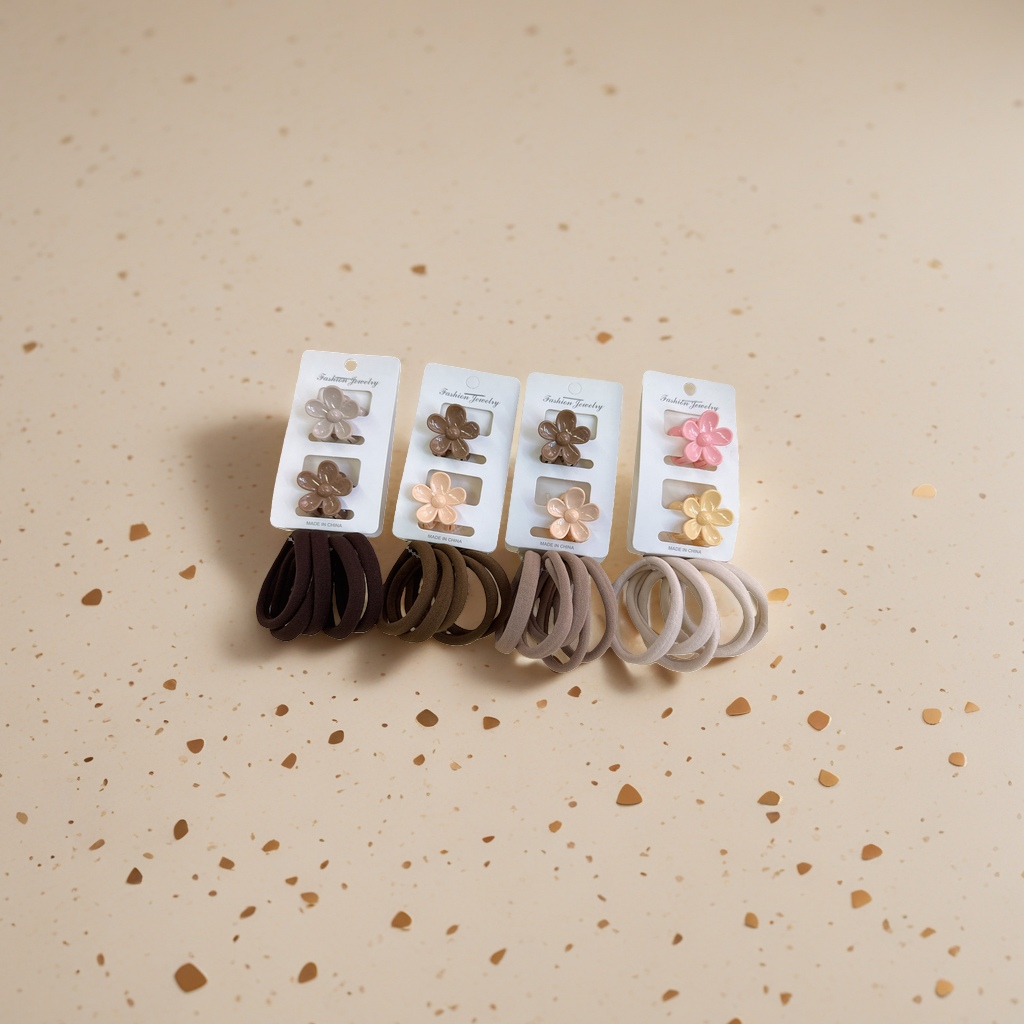 Hair accessories, hair clips, hair bands, women's fashionable headwear, cute and fresh, hair rope sets