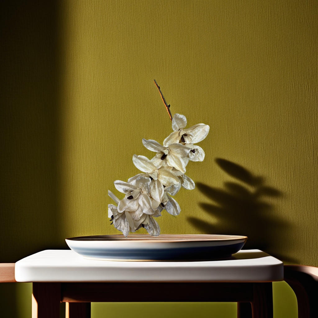 Artificial flower and orchid simulation decorative items for living room, bedroom and balcony greening arrangement details Picture