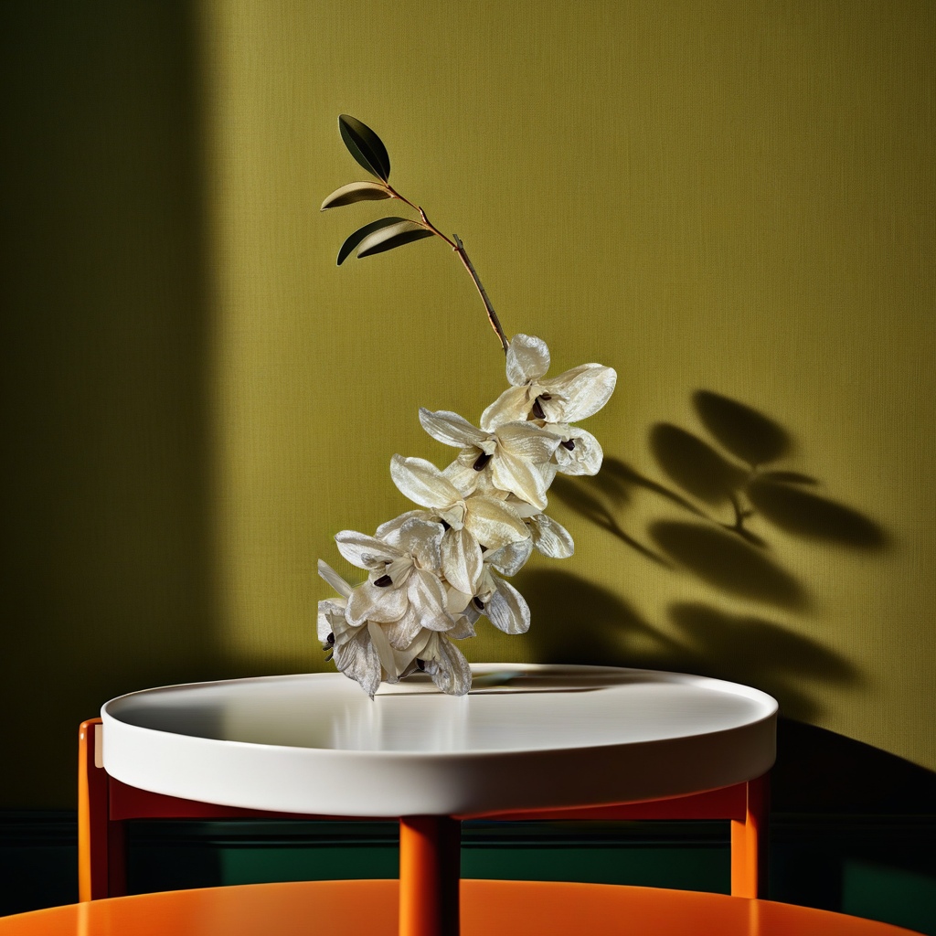 Artificial flower and orchid simulation decorative items for living room, bedroom and balcony greening arrangement Application Scenario