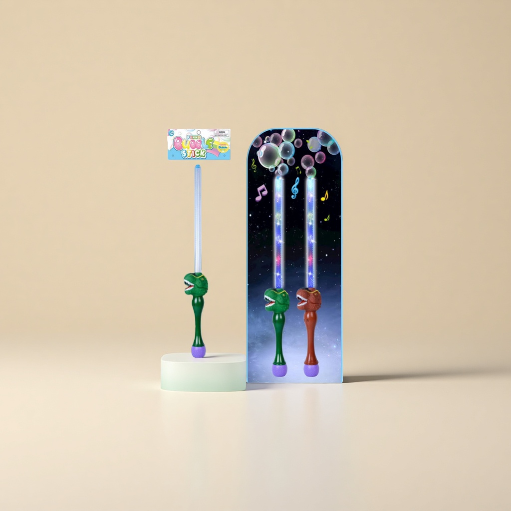 LED带声音发光恐龙泡泡棒 儿童趣味泡泡玩具大号泡泡棒细节图