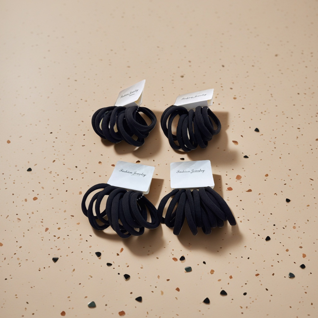 Black hair tie, large hair tie, a fashionable and versatile hair tie Application Scenario