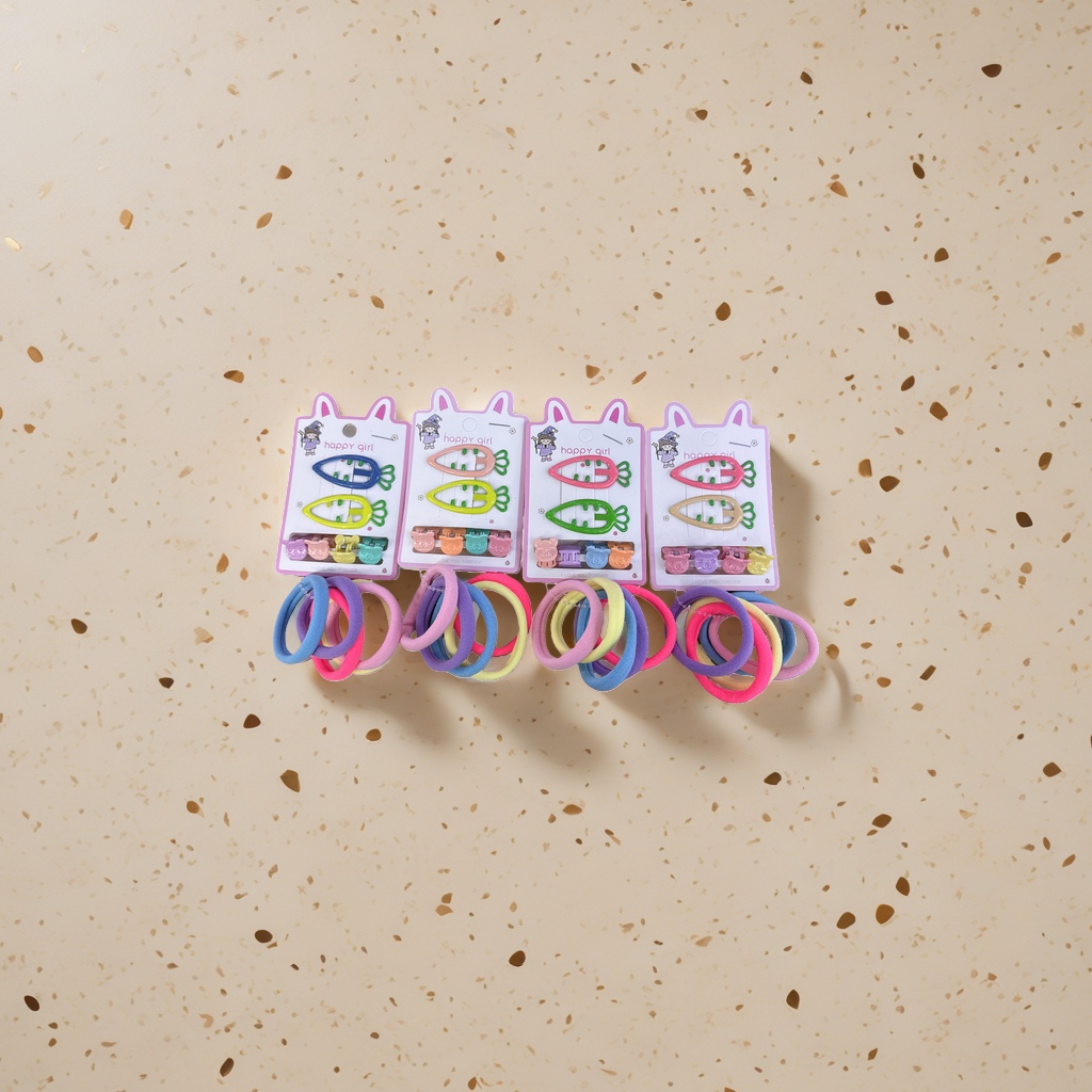 Colorful hair accessories, hair clips and hair bands, cute and fashionable headwear, daily decoration for female students, hair accessory box set Specification image