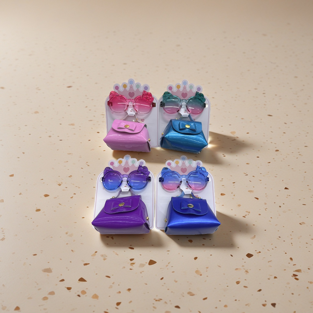 Colorful cat-ear sunglasses, handbags, fashionable and trendy accessories, women's commuting and casual details Picture