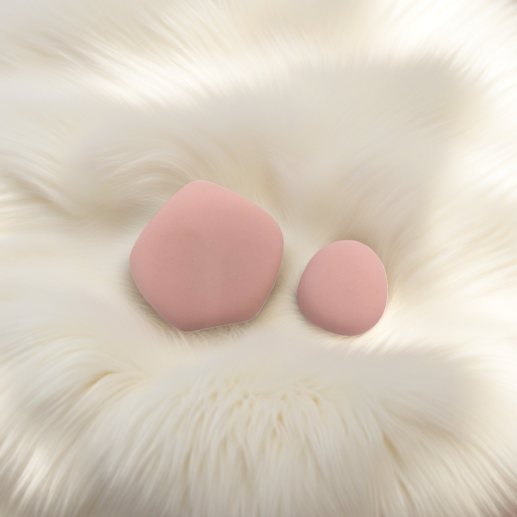 Super soft cotton candy powder puff, dry and wet dual-purpose, smooth and not easy to absorb powder, washable foundation, air cushion, sponge powder puff Specification image