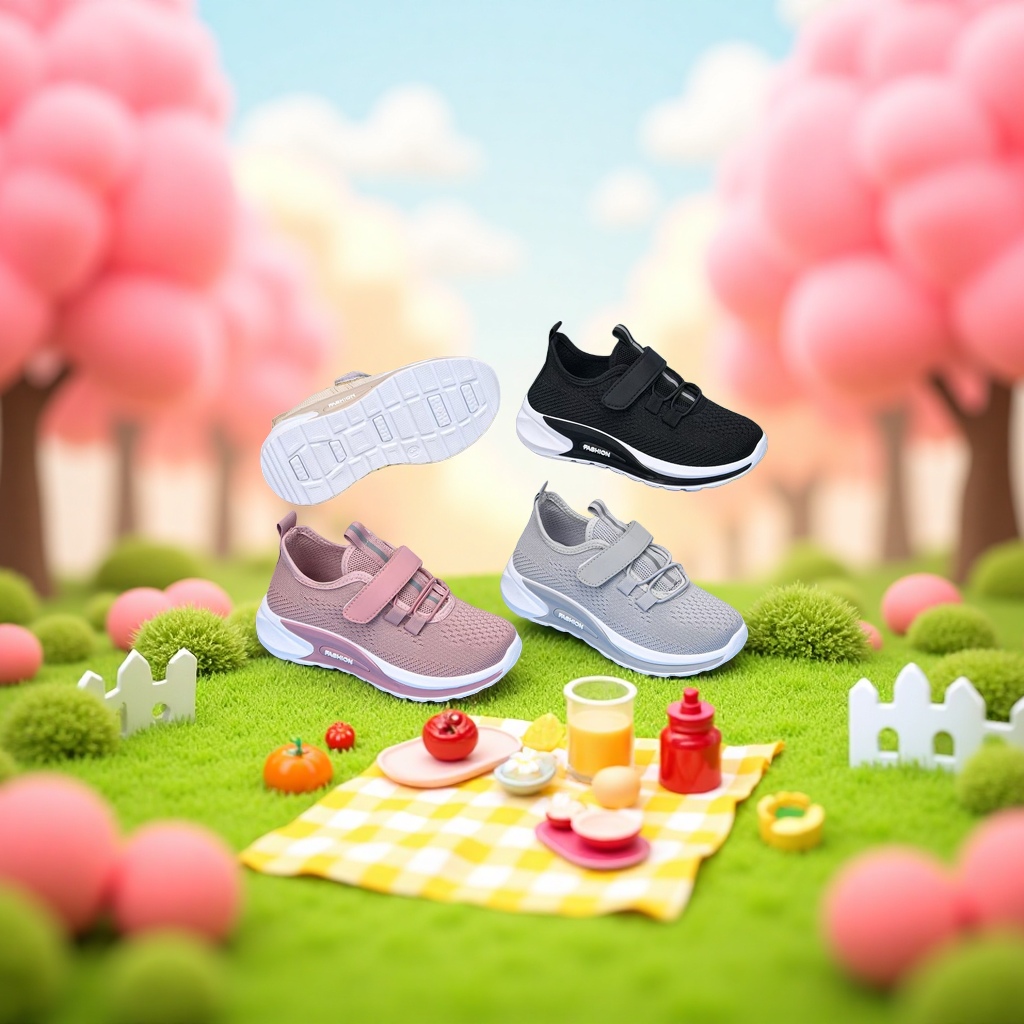 童/青少年鞋实物图