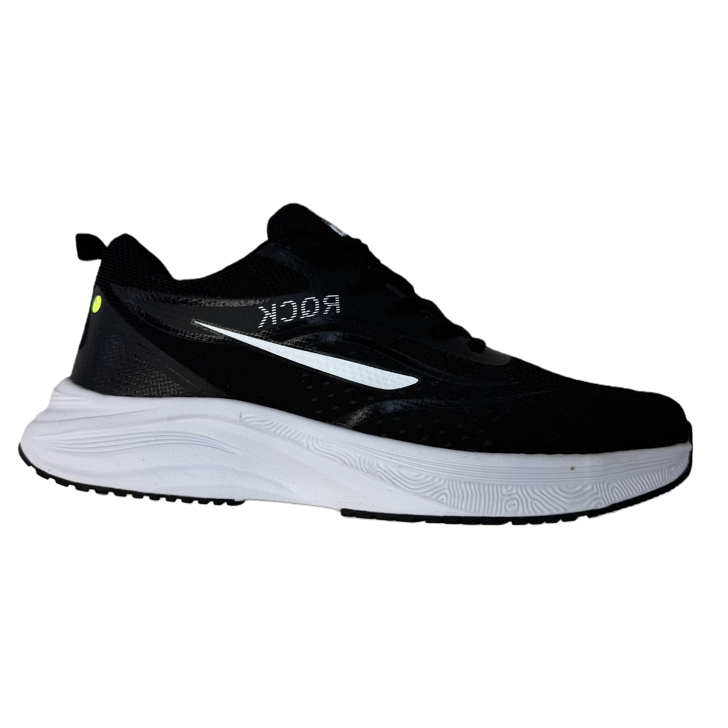 Black sports running shoes for men and women are anti-slip, wear-resistant, breathable and comfortable for daily wear Item Picture