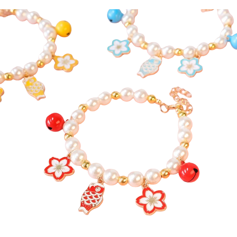 A fashionable and simple women's pearl bracelet with a collarbone chain for daily wear Item Picture