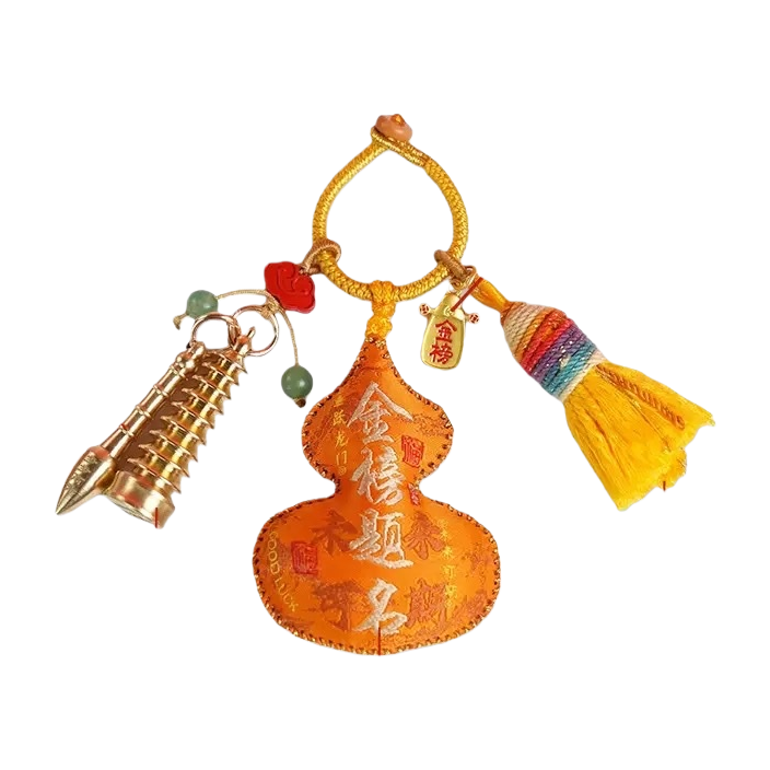 Product Information + Sachets, copper Wenchang pens, copper Wenchang pagans, Auspicious Cloud and Ruyi locks, "Success in the Imperial Examination" pendants, tassels Item Picture