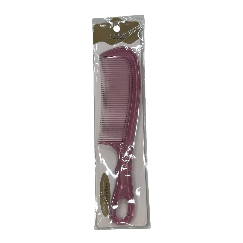 Purple crystal comb, smooth hair care comb, anti-static comb Item Picture