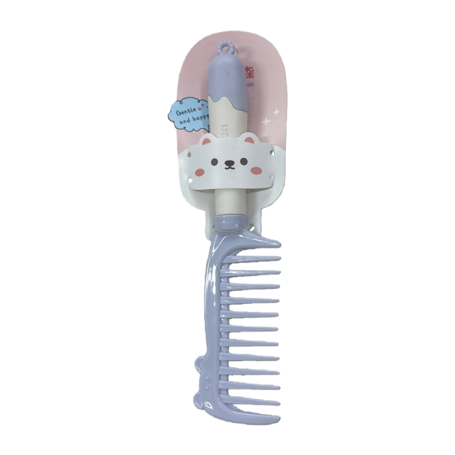 Cute cartoon cat-shaped comb, anti-static, smooth hair care, soft and easy to comb Item Picture