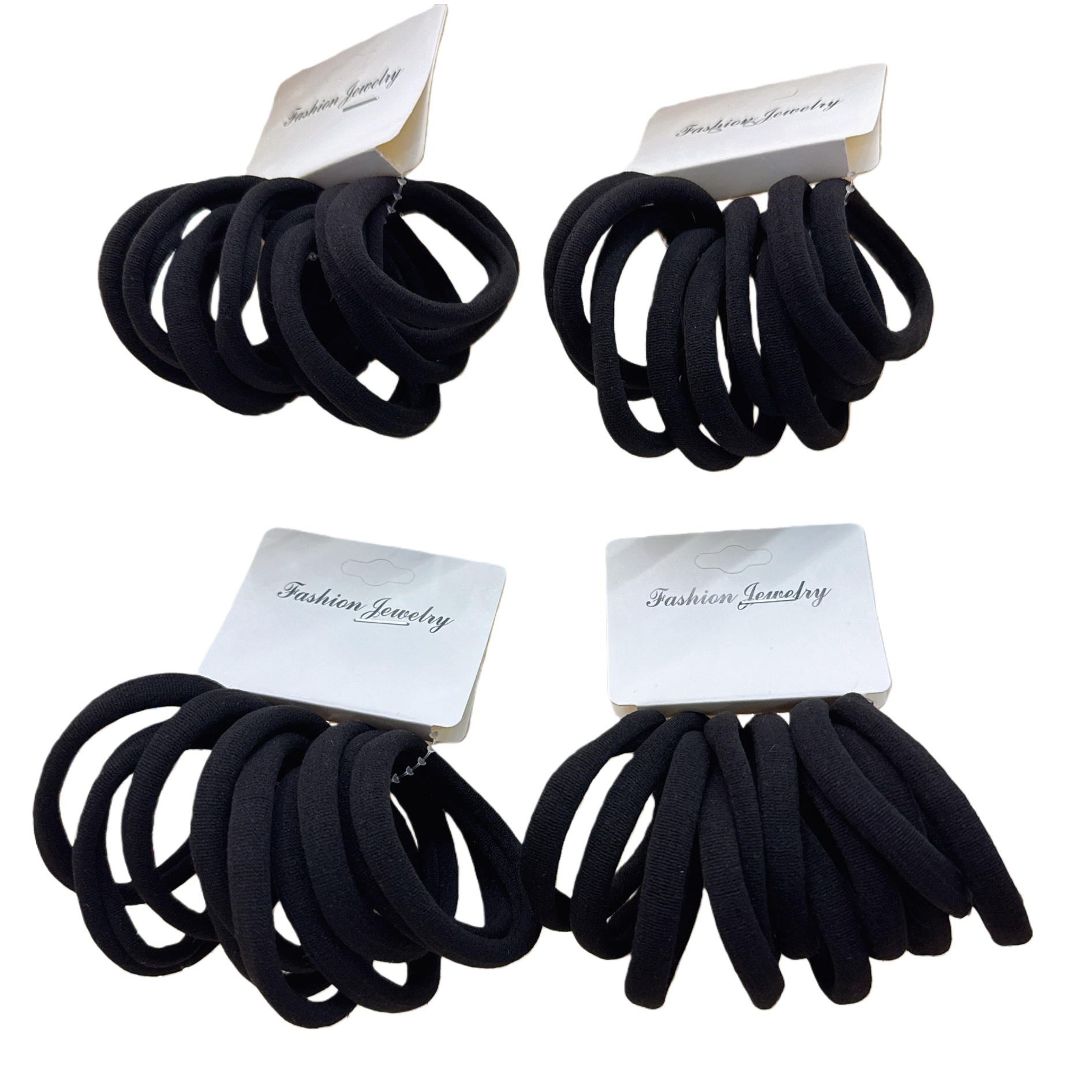 Black hair tie, large hair tie, a fashionable and versatile hair tie Item Picture