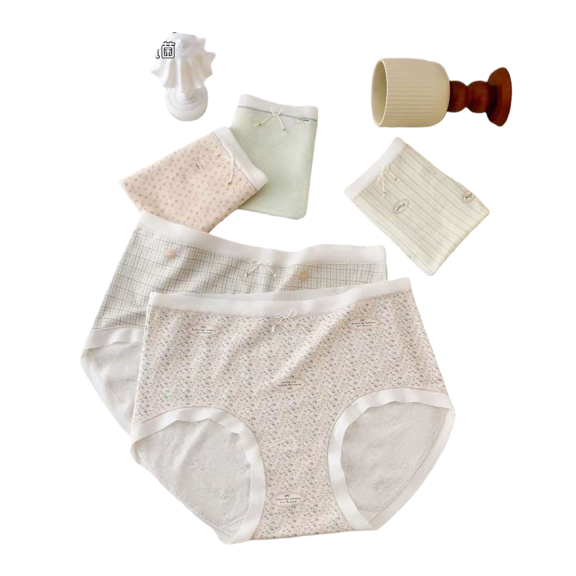 Super comfortable Wooden cotton yarn 10A silk antibacterial underpants Item Picture