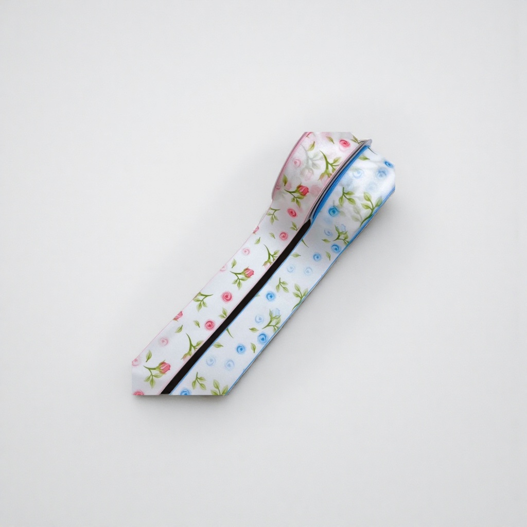 Floral pattern ribbon gift box with exquisite ribbon packaging, an excellent gift details Picture