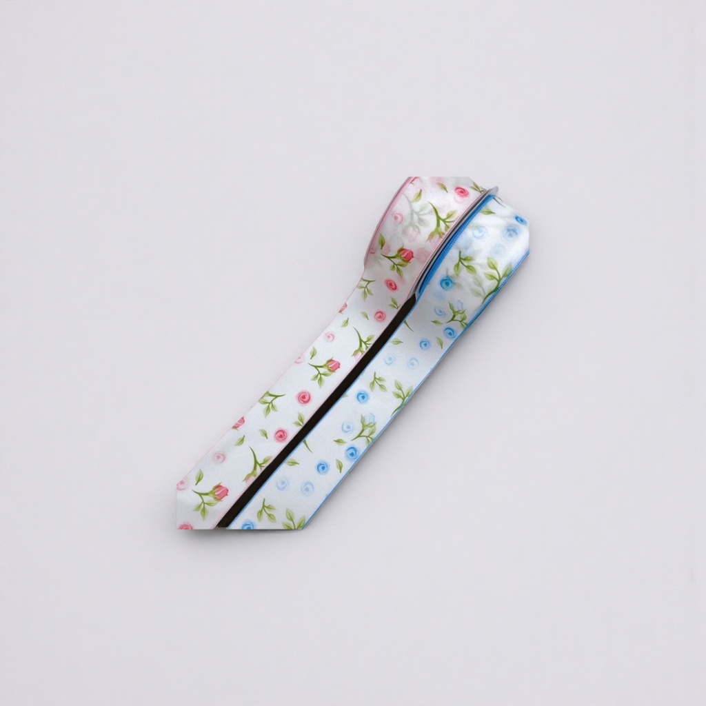 Floral pattern ribbon gift box with exquisite ribbon packaging, an excellent gift Specification image