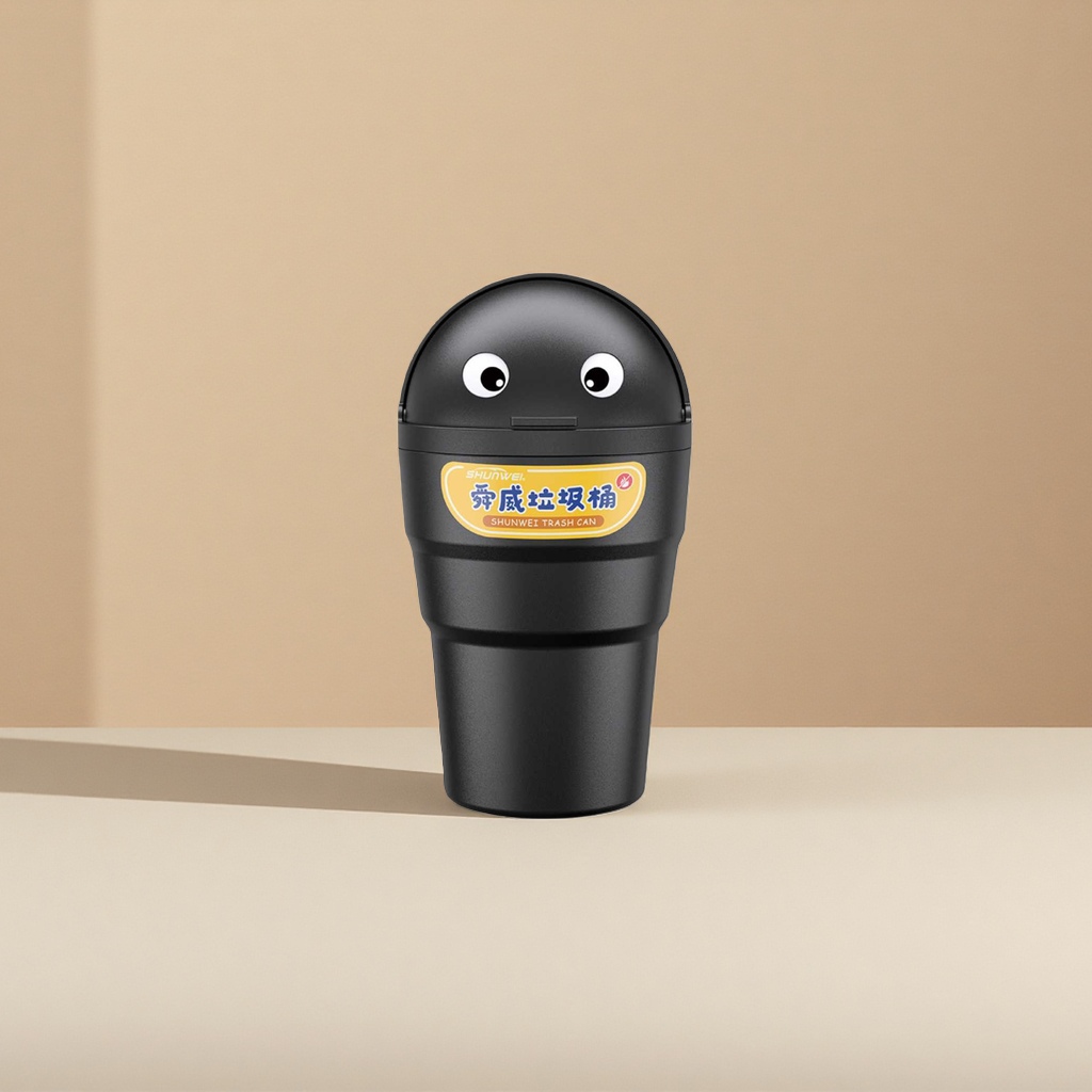 卡通造型垃圾桶家用大容量可盖式垃圾桶家庭垃圾收纳盒产品图