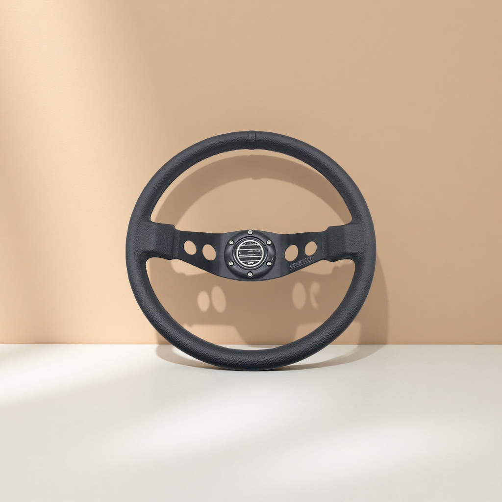 The black steering wheel features a lightweight design specifically for e-sports games, made of high-strength materials and with precise craftsmanship. It is compatible with multiple models Application Scenario