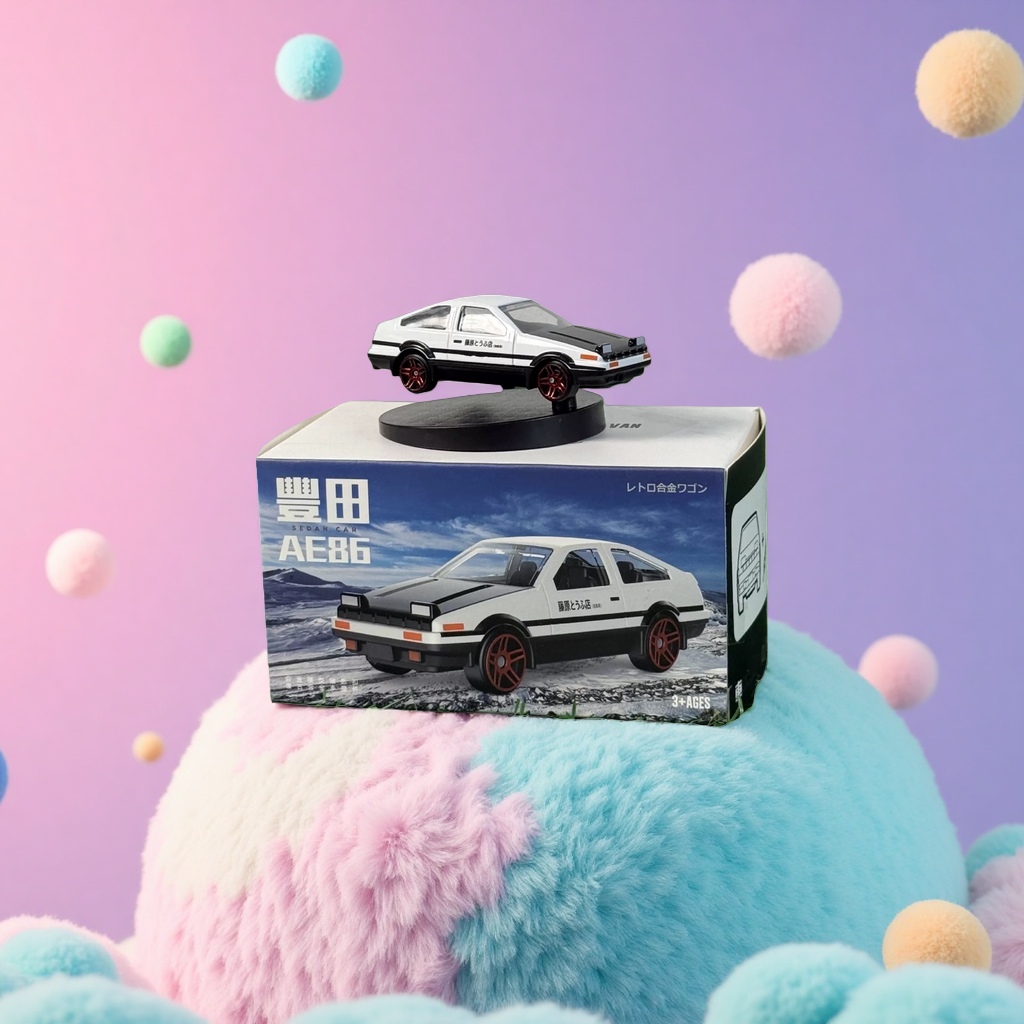 玩具车+丰田AE86模型车产品图