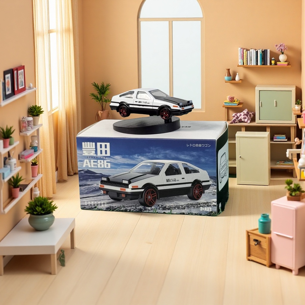 玩具车+丰田AE86模型车细节图