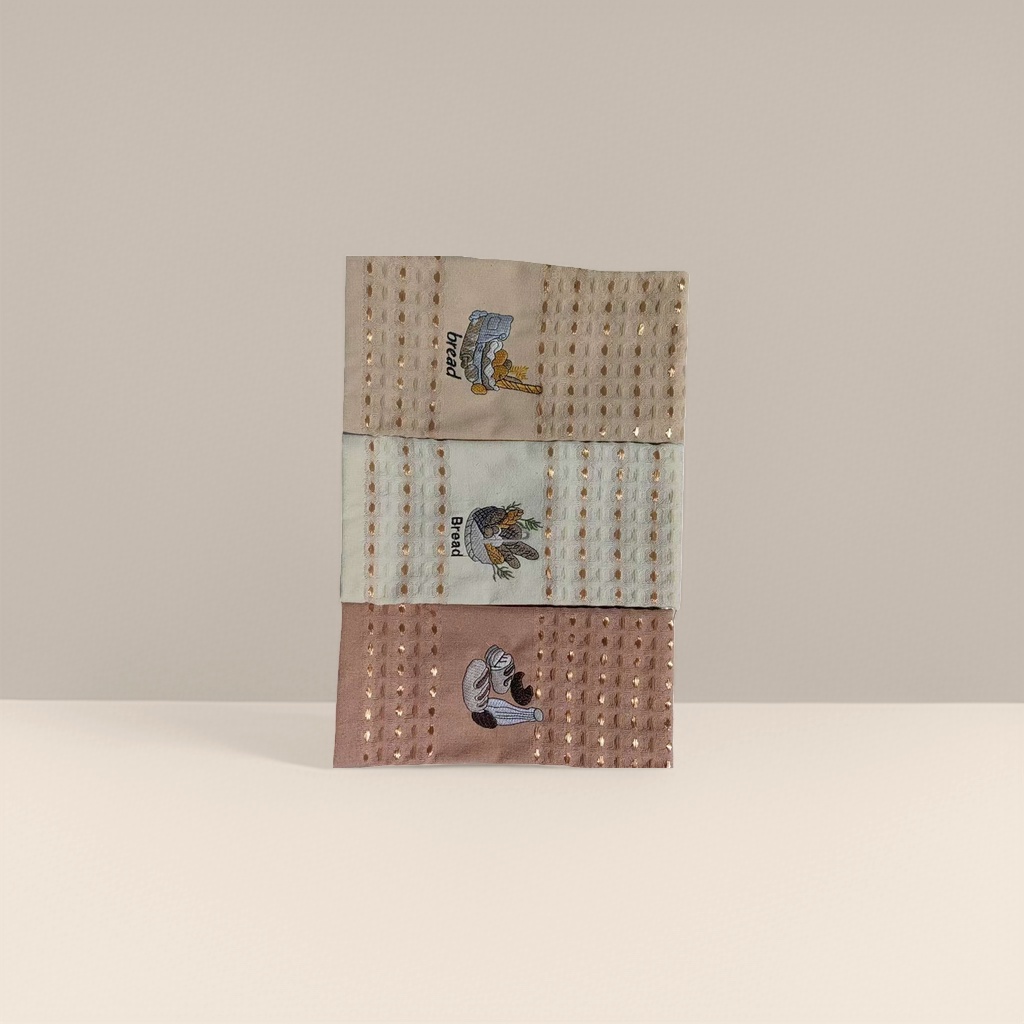 Embroidered bread towels are soft and breathable daily household items details Picture