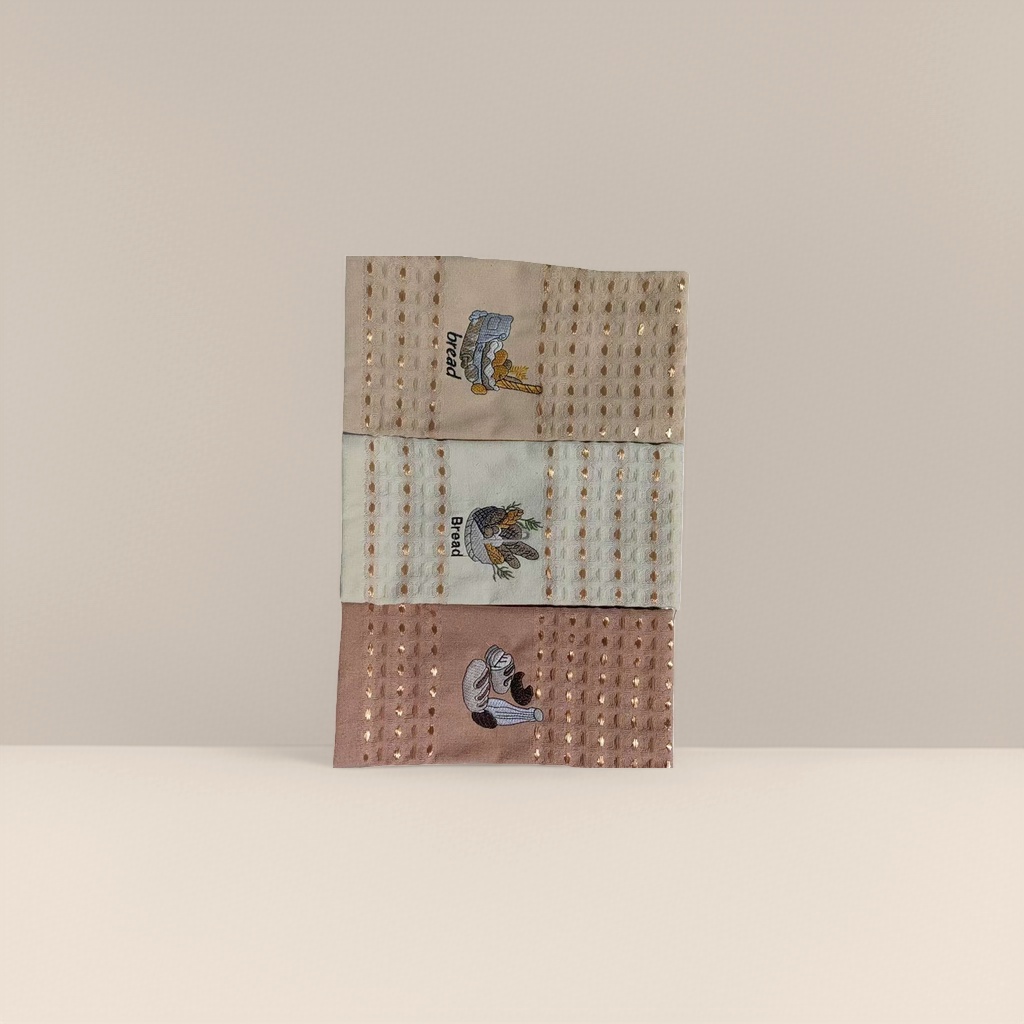 Embroidered bread towels are soft and breathable daily household items Application Scenario
