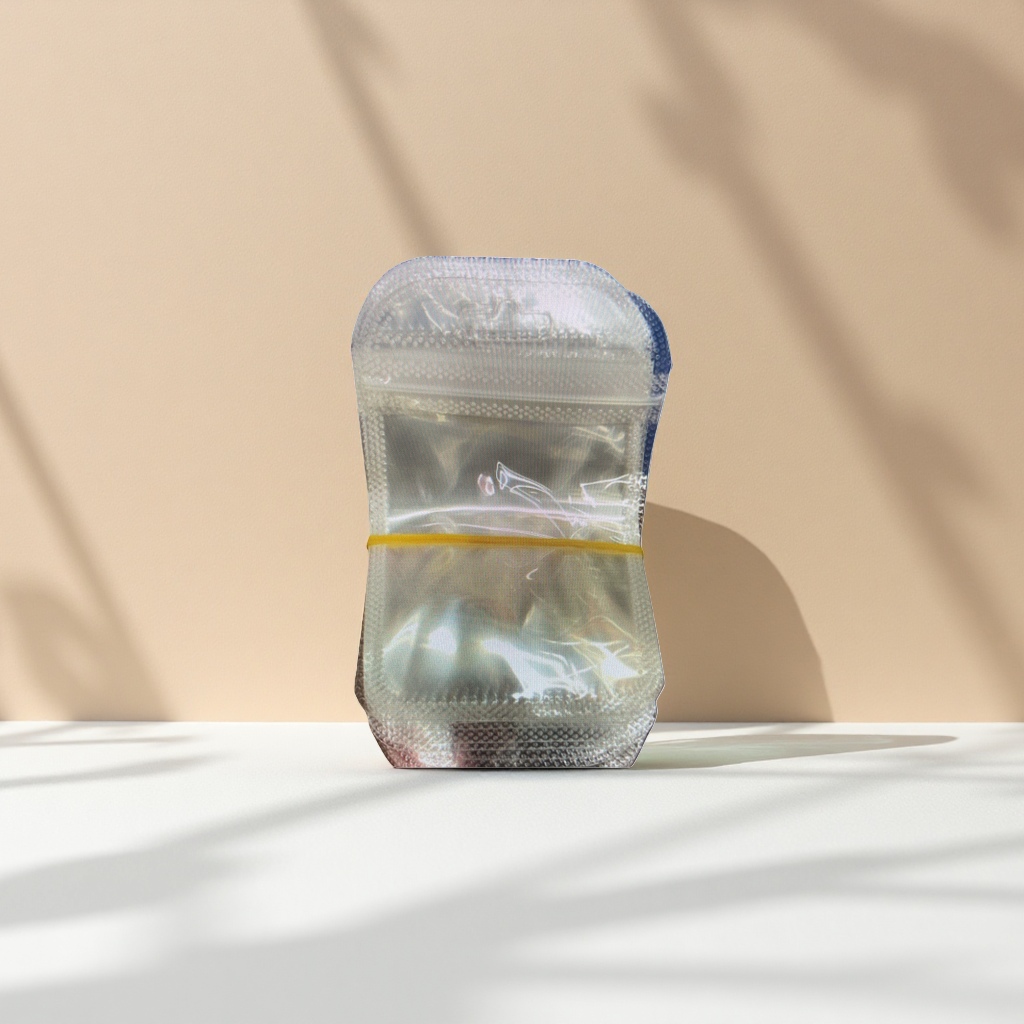 Transparent plastic bags, food-grade large, thickened, reusable storage bags