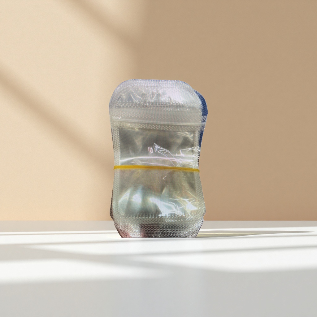 Transparent plastic bags, food-grade large, thickened, reusable storage bags details Picture