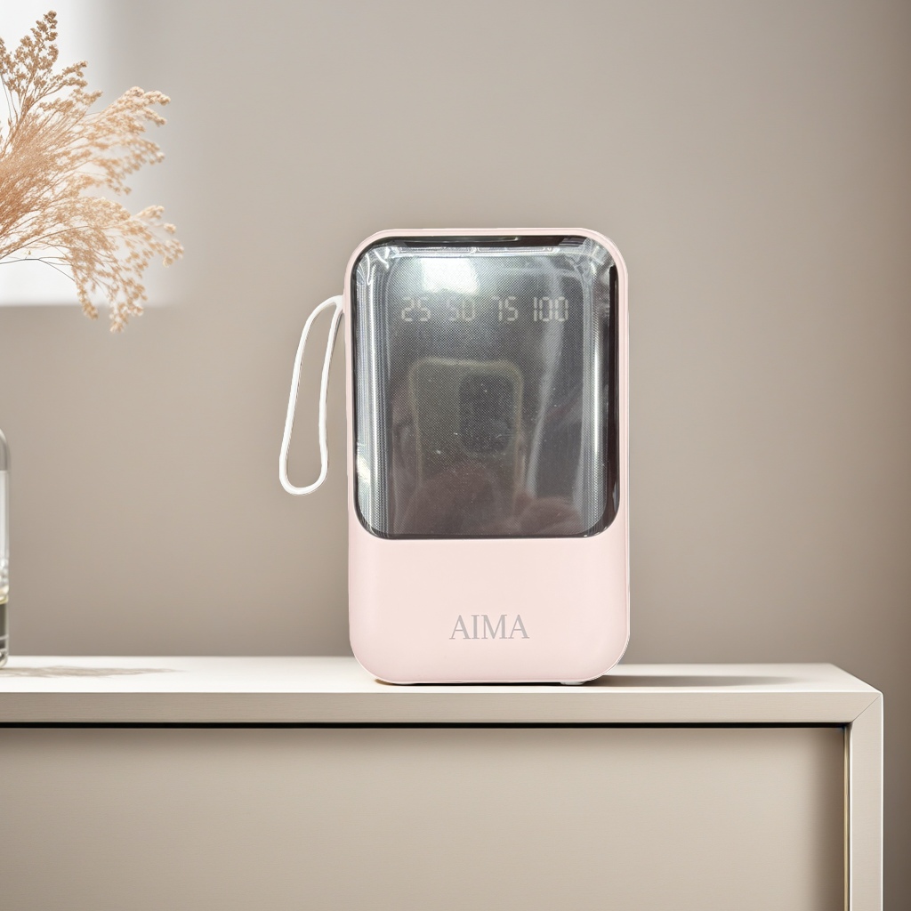 The main body of the pink portable electronic device Application Scenario