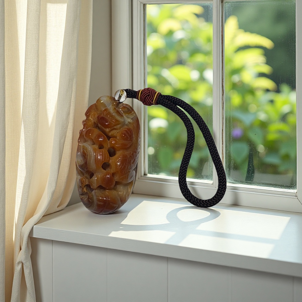 Jade pendants, carved ornaments, exquisite display items, handicrafts, home decorations details Picture