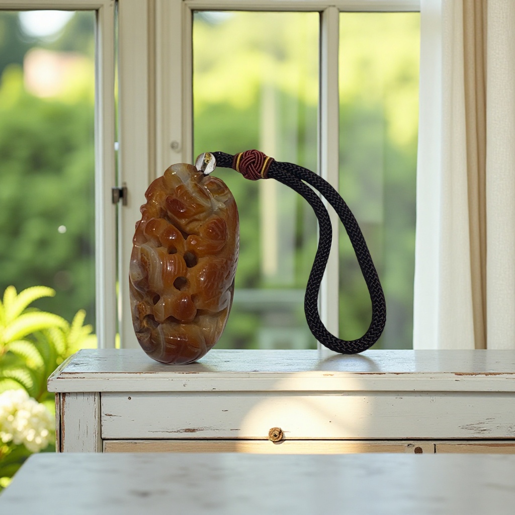 Jade pendants, carved ornaments, exquisite display items, handicrafts, home decorations Specification image
