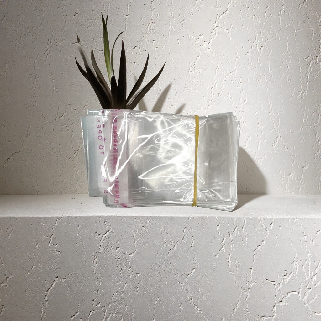 Transparent plastic bags, food-grade, large-capacity, reusable and environmentally friendly packaging bags Specification image