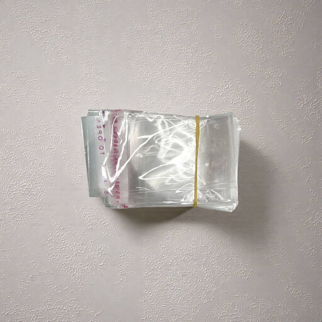 Transparent plastic bags, food-grade, large-capacity, reusable and environmentally friendly packaging bags details Picture