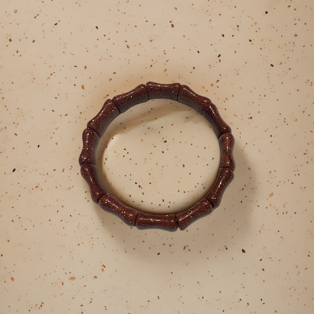 The red bamboo-shaped bracelet is a simple and fashionable accessory for women Application Scenario